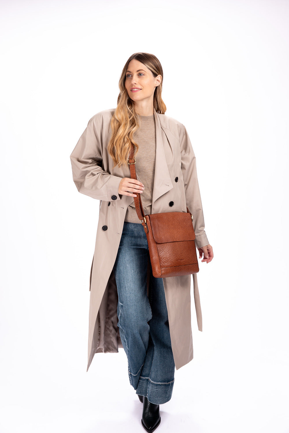 Handväska Lockväska i Skinn