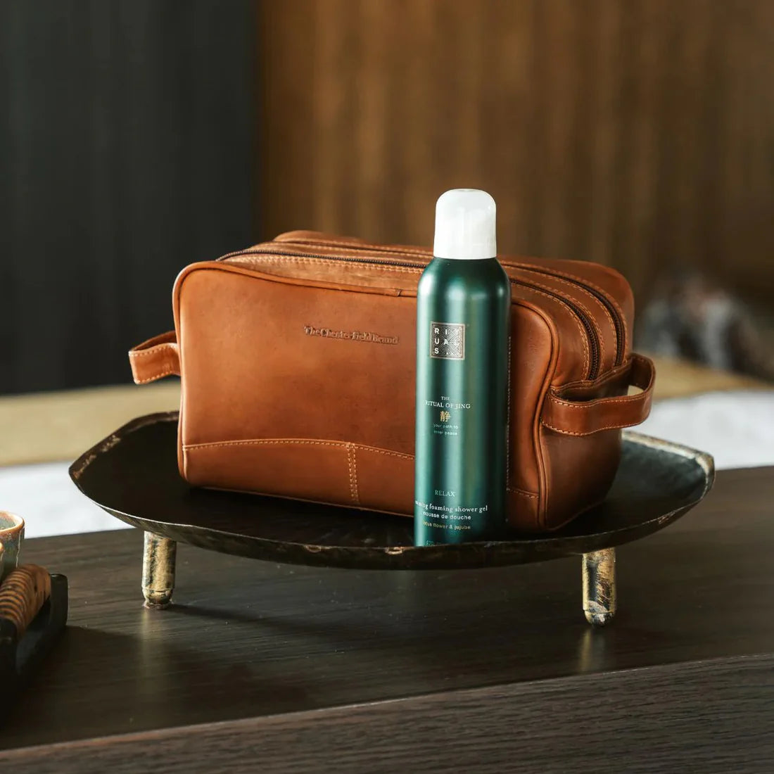 Necessär i Skinn från The Chesterfield Brand