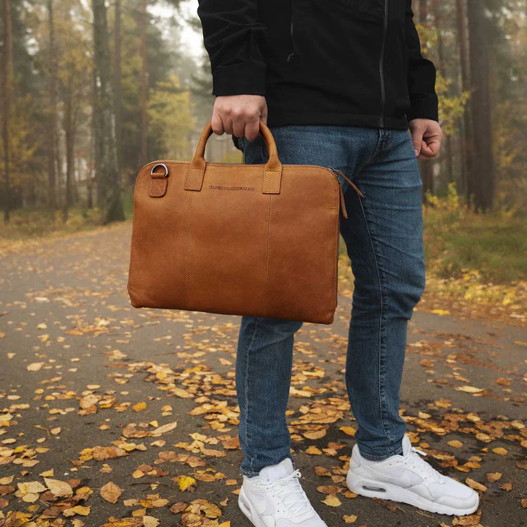 Harvey Portfölj i Skinn med datorfack 14" - NewBag4you