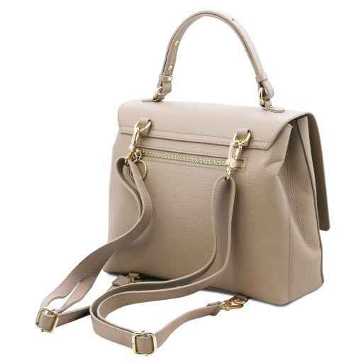 SILENE Ryggsäck / Handväska i Äkta Italienskt Läder