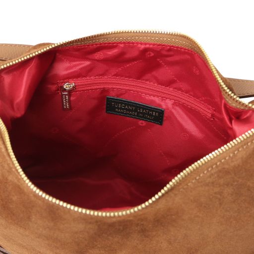 Sierra Axelväska i mockaskinn