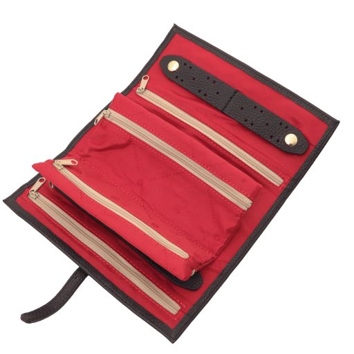 Smyckesfodral i mjukt läder