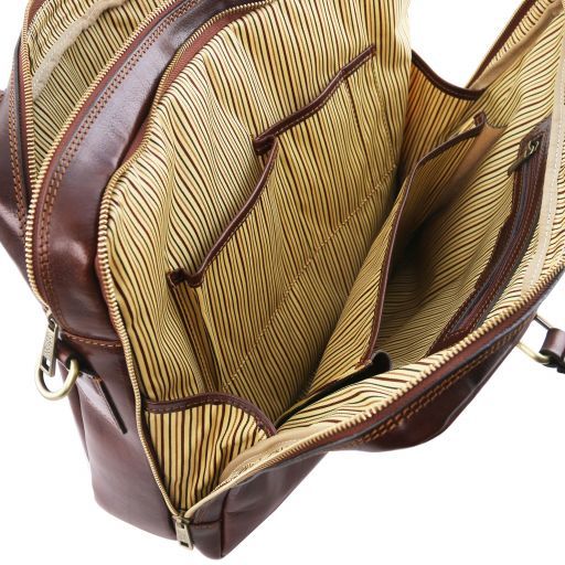 Urbino - Portfölj Datorväska i läder - NewBag4you