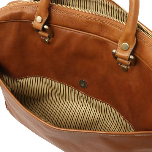 Pisa - Läderportfölj Datorväska