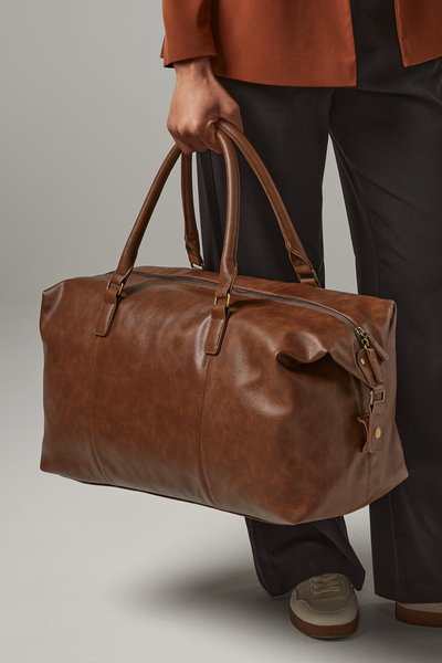 Rejäl Weekendväska i Konstläder