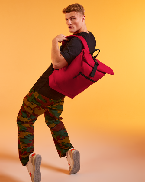 Återvunnen Roll-Top Ryggsäck - NewBag4you