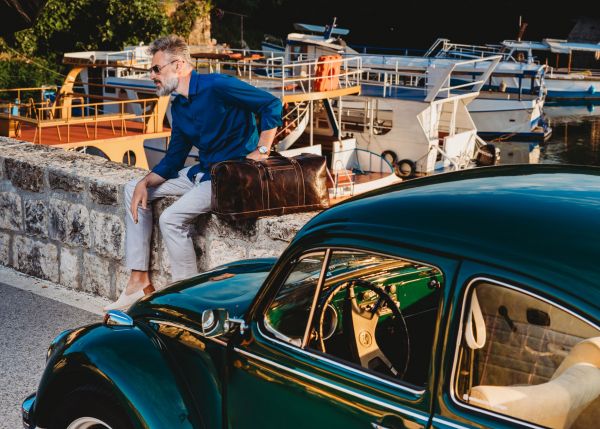 Weekendväska BERGLAUSCH i Läder - NewBag4you