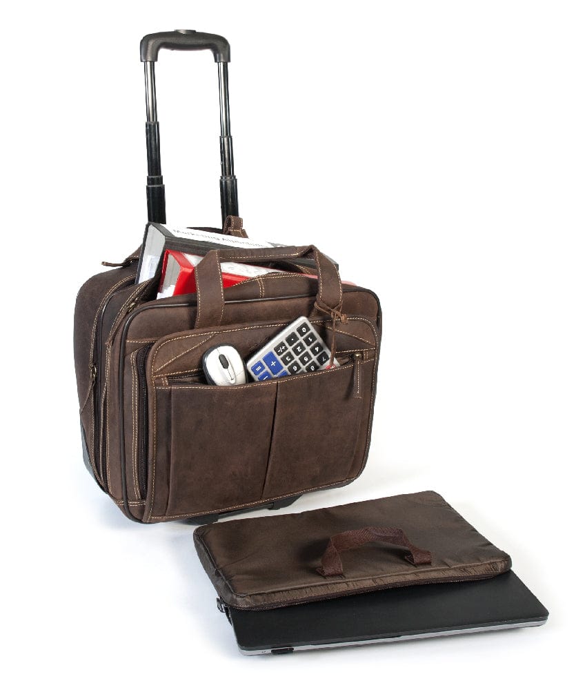 Affärsväska / Trolley DENVER i Läder - NewBag4you