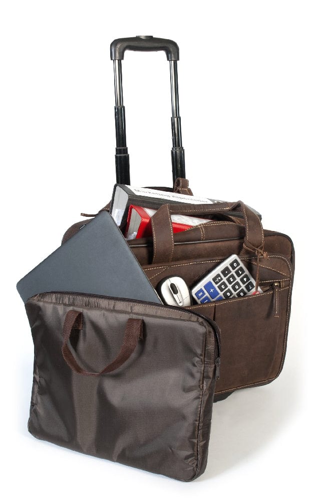 Affärsväska / Trolley DENVER i Läder - NewBag4you