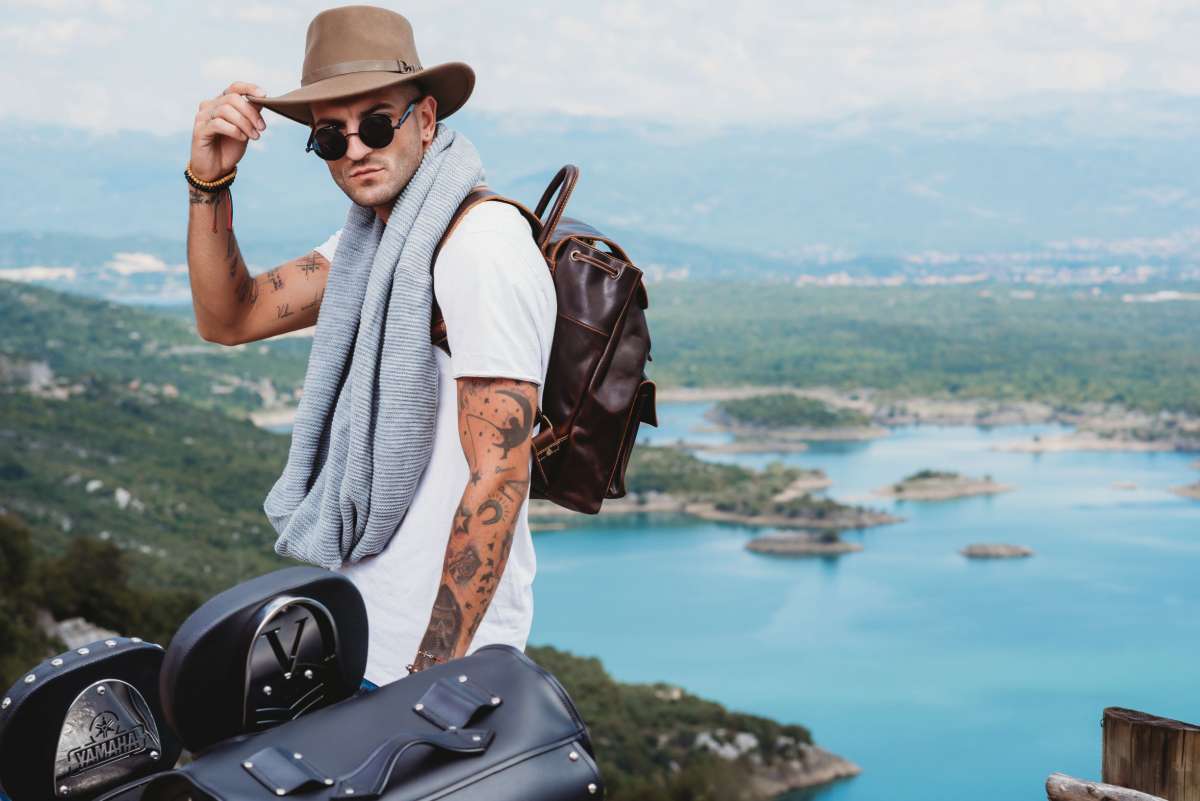 Ryggsäck JACOB'S WAY i Läder - NewBag4you