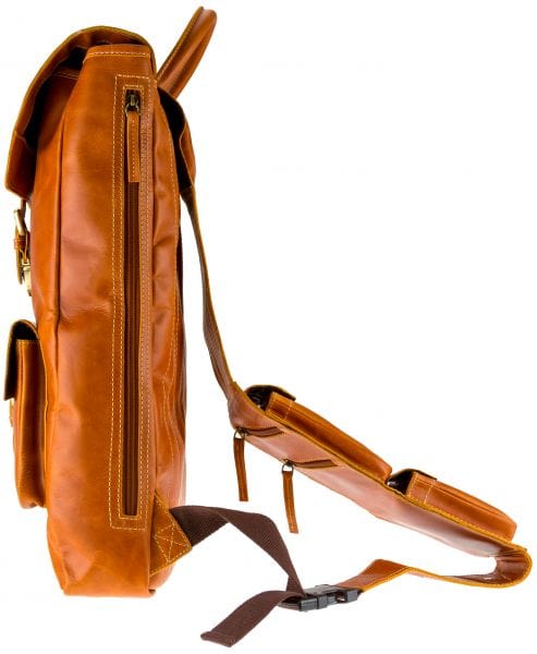 Ryggsäck Enkelrem SCRAMBLER i Läder - NewBag4you