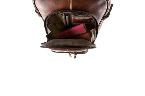 Ryggsäck / Trolley ACHENSEE i Läder - NewBag4you