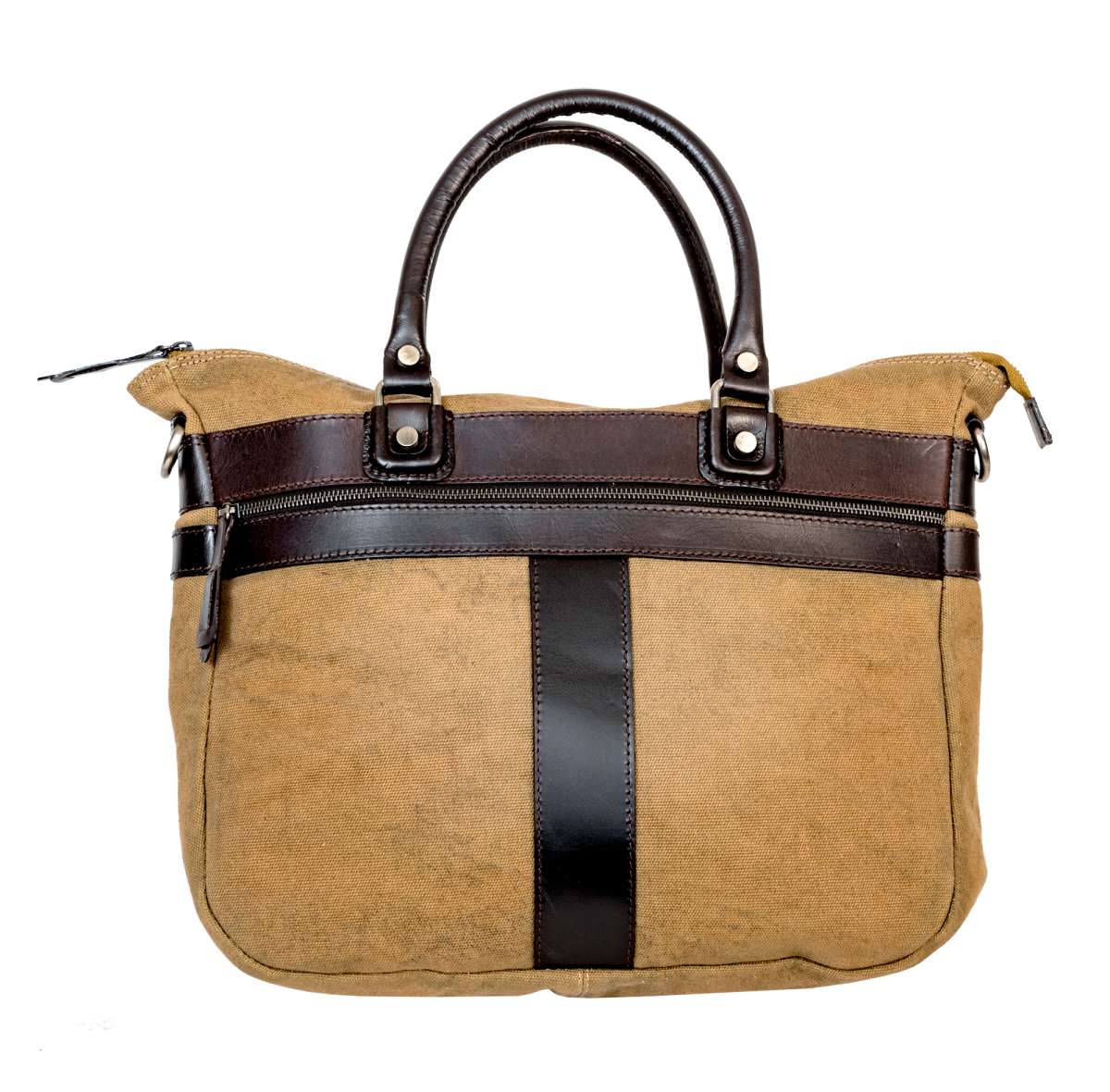 Shoppingväska i Skinn och Canvas - NewBag4you