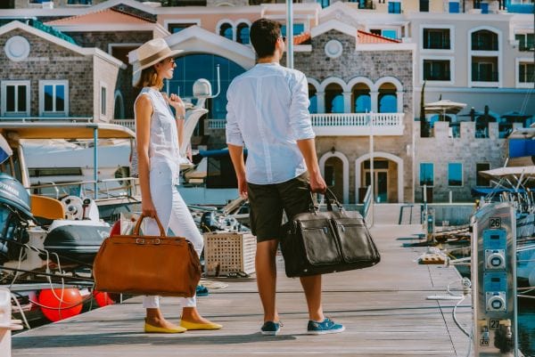 Weekendbag Bologna i Mjukt Läder - NewBag4you