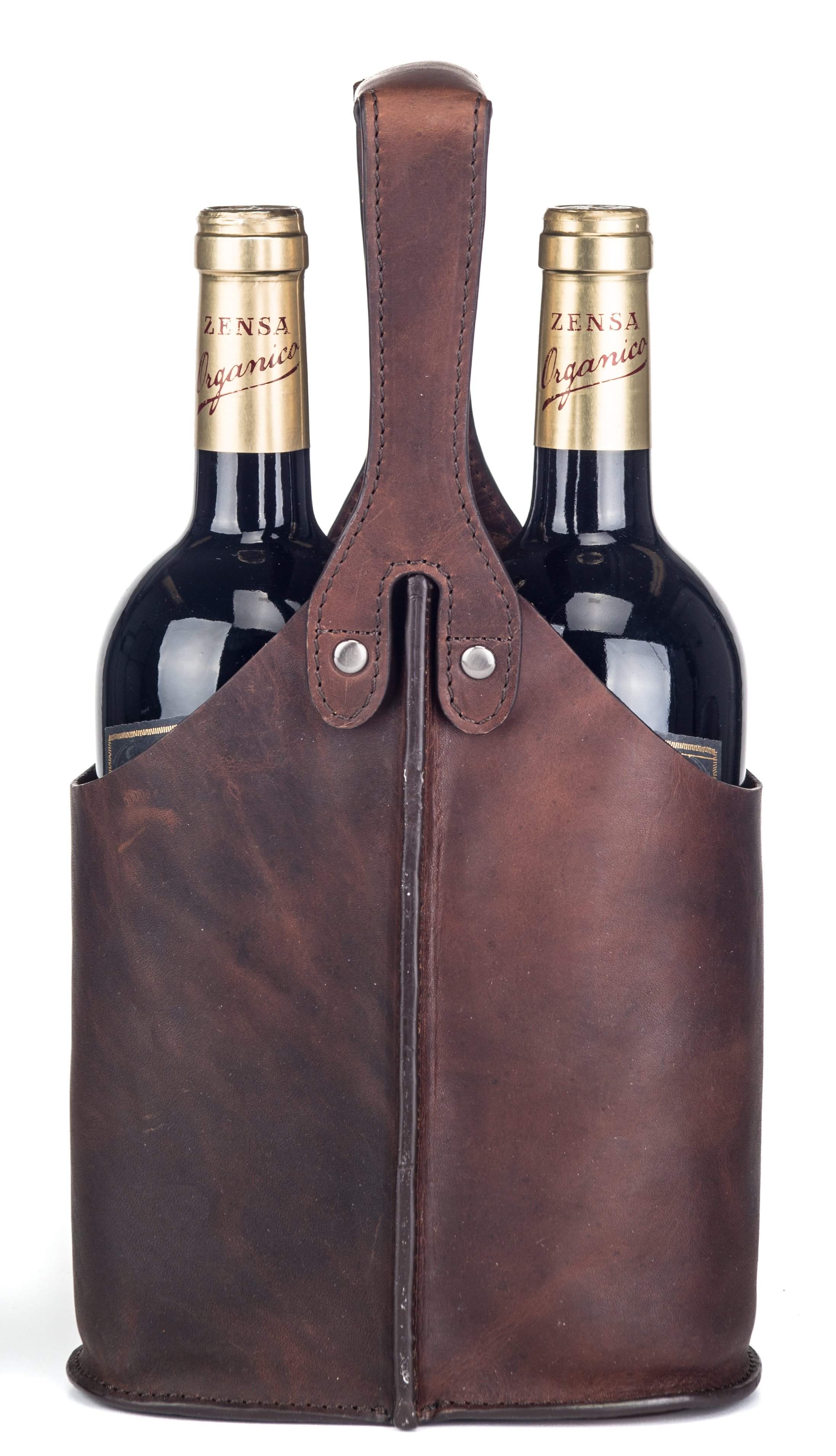 Buteljväska  Dubbel Cab Köket Äkta Skinn - NewBag4you