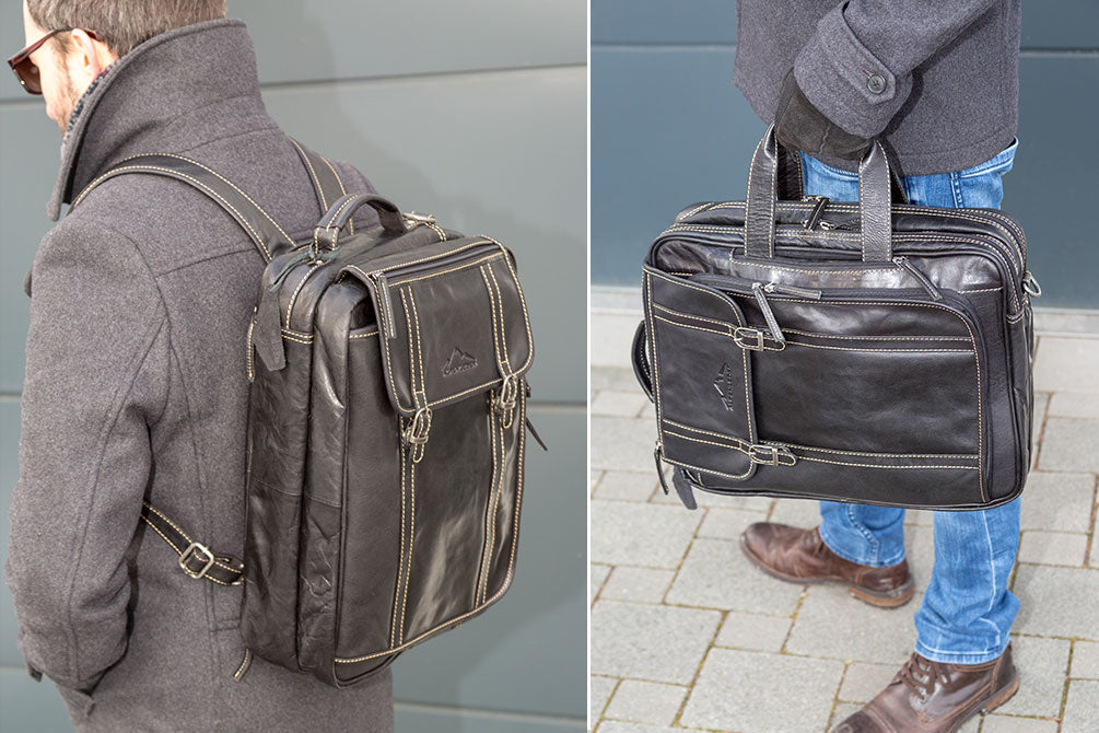 Ryggsäck / Portfölj Allgu i Läder - NewBag4you