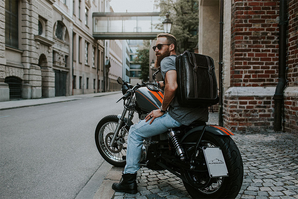 Ryggsäck / Portfölj Allgu i Läder - NewBag4you