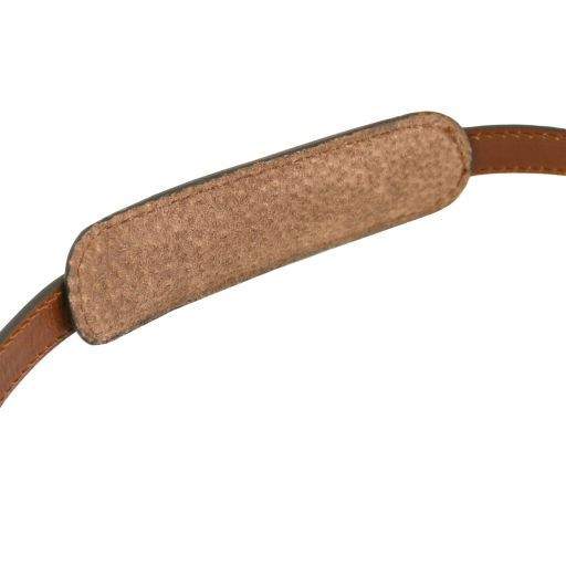 Justerbar portfölj axelrem i läder - NewBag4you