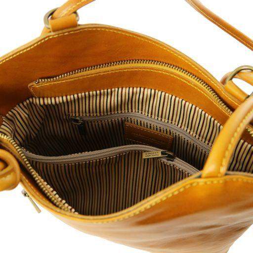 Patty - Handväska / Ryggsäck i läder - NewBag4you