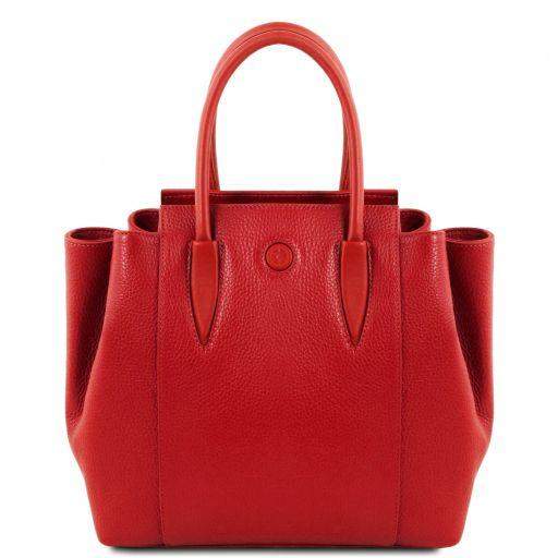 Tulipan -Shopping /  Läderhandväska - NewBag4you
