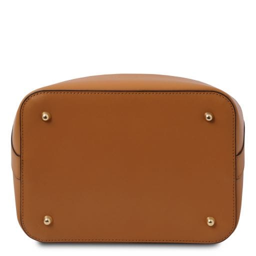 Viktoria - Bucketväska i läder - NewBag4you